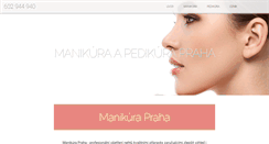 Desktop Screenshot of manikura-pedikura.cz