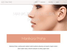 Tablet Screenshot of manikura-pedikura.cz